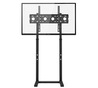 UNHO Support TV au sol, haut support TV réglable en hauteur pour écrans plats LED LCD de 81,3 à 65,1 cm maximum VESA 600 x 400 jusqu'à 40 kg