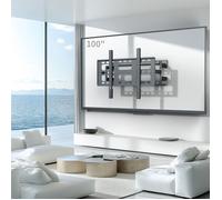 UNHO Support TV Mural Pivotant Fixation TV Murale pour écrans 55-100 Pouces Max. VESA 800x600mm - Poids max : 120kg