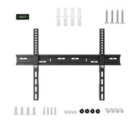 UNHO Support TV Mural Ultra-Fin 32-72 Pouce Design Suspendu Samsung Sony LED LCD OLED Fixation Murale Écran Plat VESA 600x400 Charge 50 kg avec Niveau à Bulle