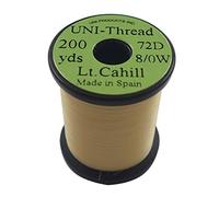 UNI 1 x Fil de Montage - Jaune Clair - 200 Yards (182m) - Taille au Choix