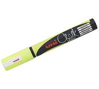 Uni 140020000 Marqueur de craie pour pointes de balles de 1,8 à 2,5 mm - Jaune fluorescent