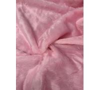 Uni amusant Faux Fourrure tissu matière Bébé Rose Floraison - Rose, 1Mtr - 150cmx100cm