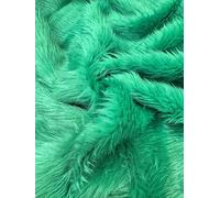 Uni Amusant Faux Fourrure Tissu Matière émeraude vert - Vert, 1Mtr - 150cmx100cm