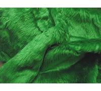 Uni Amusant Faux Fourrure Tissu Matière émeraude vert - Vert, 5Mtr - 500cmx150cm