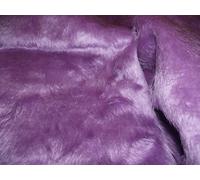 Uni Amusant Faux Fourrure Tissu Matière HÉLIOTROPE MAUVE - Pourpre, 1/4Mtr - 75cmx50cm