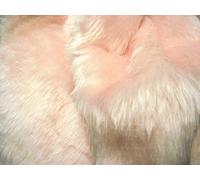 Uni amusant Faux Fourrure tissu matière rose pâle - Rose, 1Mtr - 150cmx100cm