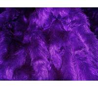 Uni Amusant Faux Fourrure Tissu Matière VIOLET - Pourpre, 1/4Mtr - 75cmx50cm