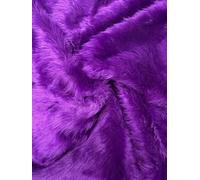 Uni Amusant Faux Fourrure Tissu Matière VIOLET - Pourpre, 1Mtr - 150cmx100cm