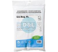 Uni Bag XL Sacs à poussière - Microfleece - Pack de 10 - 5 couches qualité SMS pour AEG, AFK, Dirt Devil, De'Longhi, EIO, FIF, Hanseatic, Privileg, Progress, Severin, Solac, Trisa, Volta, Zafír, Zanus