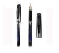 Uni Stylo à encre gel Gel Impact pointe large 1 mm avec zone de préhension - corps en plastique bleu encre bleue