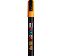 Uni-Ball 182515 - Marqueur POSCA à pointe ogive moyenne, orange foncé | Marqueur à encre pigmentée à base d'eau, opaque, pour presque toutes les surfaces, pointe remplaçable