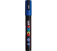 Uni-Ball 182551 - Marqueur Posca Pc-5m, Pointe Ogive Moyenne, Bleu Foncé, 1 Pièce