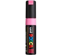 Uni-Ball 182678 - Marqueur Posca À Pointe Biseautée Large, Rose Fluo