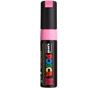 Uni-Ball 182678 - Marqueur Posca À Pointe Biseautée Large, Rose Fluo