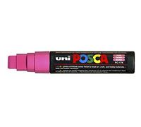Uni-Ball 186328 - Marqueur POSCA à pointe rectangulaire extra large, rose | Marqueur à pointe rectangulaire de 15 mm pour presque toutes les surfaces