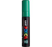 Uni-Ball 186363 - Marqueur Posca À Pointe Rectangulaire Extra Large, Vert Foncé