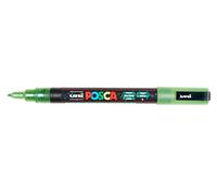 Uni-Ball 186589 - Marqueur POSCA à pointe ogive fine, pailleté vert foncé