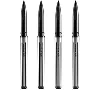 Uni-Ball AIR UBA-188-L Lot de 4 Stylos Encre Roller Noir Taille M 0,7 mm
