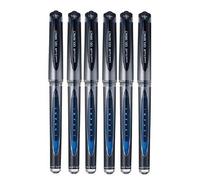 Uni-Ball Bleu Coquées (UM-153S) Gel Impacte Style à Bille Stylo à Bille Large 1mm Pointe Pointe 0.6mm Largeur de la Ligne Encre (Lot de 6)