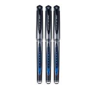 Uni Ball Capuchon Bleu (UM-153S) en gel Impact Stylo roller Stylos à bille pointe 1 mm Large pointe 0,6 mm Ligne Largeur d'encre (Lot de 3)