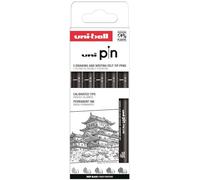 Pochette 5 Stylos feutres Pin Pointes calibrées impaires