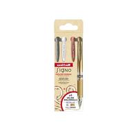Uni-Ball Coffret Rollerball encre gel Signo Broad UM-153 4P SET NO1 1,0 mm couleurs assorties