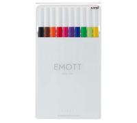 Uni-Ball Emott Marqueur 10 Pièce(S) Noir, Bleu, Marron, Fuchsia, Vert, Vert Clair, Orange, Rose, Rouge, Jaune