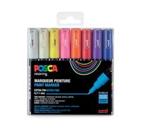 Marqueurs pc1mc conique extra-fine dark 16 pièces - posca