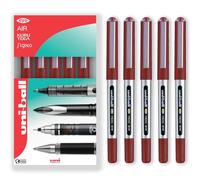 uni-ball Eye Micro UB-150 Lot de 5 stylos à encre gel Rouge 0,5 mm