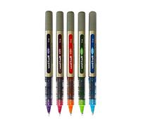 Uni-Ball EYE UB-157 Fine Liquid Ink Rollerball Pen - Tropical Set - Pack of 5 by Uni
