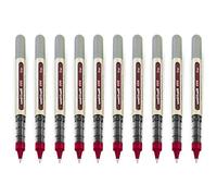 uni-ball EYE UB-157 Lot de 10 stylos roller Pointe 0,7 mm Bordeaux