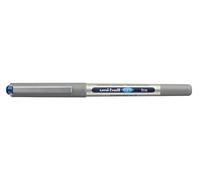 Uni Stylo roller Eye UB-157 bille moyenne - corps en polypropylène argenté encre bleue