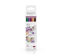 Uni-Ball Feutres Emott, Set De 5 "Secret Garden