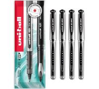 uni-ball Gel Impact Broad UM-153S Lot de 4 stylos roller Pointe 1 mm Noir
