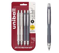 Uni-ball Jetstream RT Pens - NY Times Wirecutter - Lot de 4 stylos noirs à pointe fine de 0,7 mm pour la rentrée scolaire