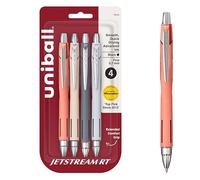 uni-ball Jetstream RT Pens - NY Times Wirecutter - Lot de 4 stylos noirs à pointe fine de 0,7 mm pour la rentrée scolaire