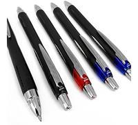 uni-ball Jetstream SXN-210-1.0mm Lot de 5 stylos roller rétractables [2 noirs, 2 bleus, 1 rouge]