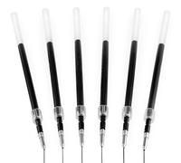 Uni-Ball Jetstream SXN-210 Lot de 6 recharges pour stylo rétractable Pointe 1,0 mm Encre gel Encre noire
