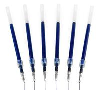 Uni-Ball Jetstream SXN-210 - Recharges pour stylo rétractable - Pointe de 1,0 mm - Encre gel - Encre bleue - Lot de 6