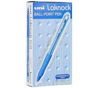 Lot de 12 UNIBALL Stylo ˆ bille rechargeable pointe large rŽtractable encre bleue corps avec grip LAKNOCK