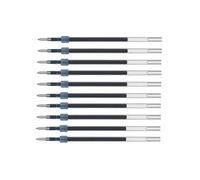 Uni-Ball Lot De 10 Recharges Pour Roller Encre Jetstream Sxr10 Poite Moyenne 1mm Bleu