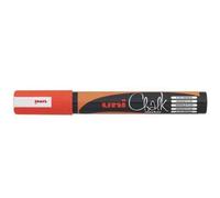 Uni-Ball Lot De 12 Marqueurs Craie Pointe Conique Moyenne Chalk Marker Pwe5m 1,8 - 2,5mm Orange Fluo