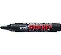 Marqueur - UNIBALL - PROCKEY PM126 - Pointe biseautée large - 5,7mm - Noir