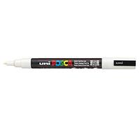 UNI-BALL Lot de 12 Marqueurs Pte conique fine POSCA PC3M 0,9 - 1,3mm Blanc