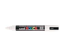 uni Réf 9002111 Posca PC5M Marqueur Pointe moyenne Trait 1,8-2,5 mm Blanc Lot de 12 (Import Royaume Uni)