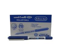 Uni-Ball Lot De 12 Stylos Roller Encre Liquide Recy ye Ub150e Pointe Fine Bleu