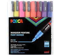 Marqueurs posca pc3m conique fine dark 16 pièces - posca Multicolore - assort.