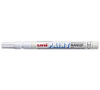 Uni-Ball Lot De 3 Marqueurs Permanent Paint Px-21 Pte Conique 1,2 Mm Blanc