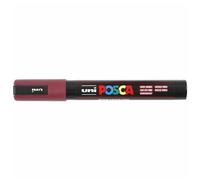 Uni-Ball Lot De 3 Marqueurs Posca Pc5mlv "Lie De Vin", Pointe Moyenne