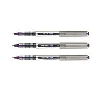 UNI-BALL Lot de 3 Rollers encre liquide EYE UB157 pointe moyenne 0,7mm violet